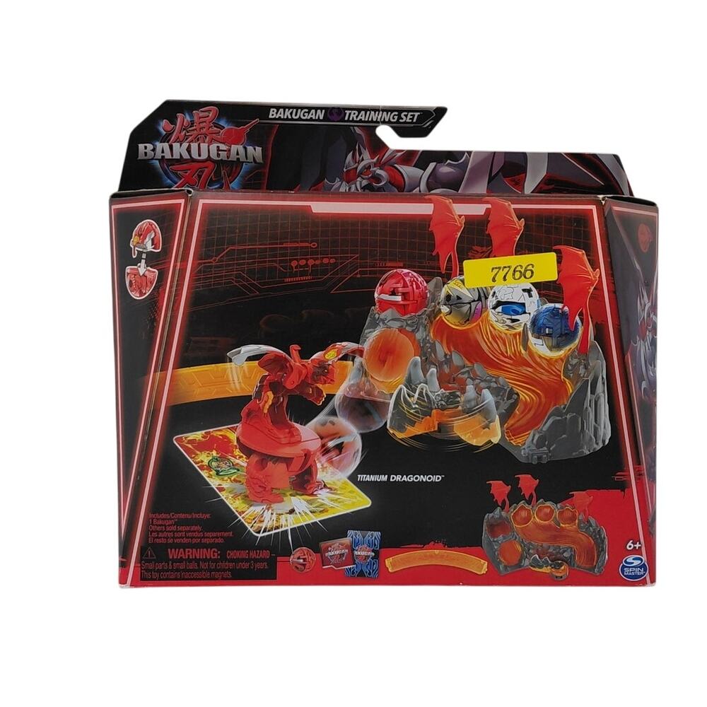 NIB Bakugan Training Set with Titanium Dragonoid Dragon Clan Playset